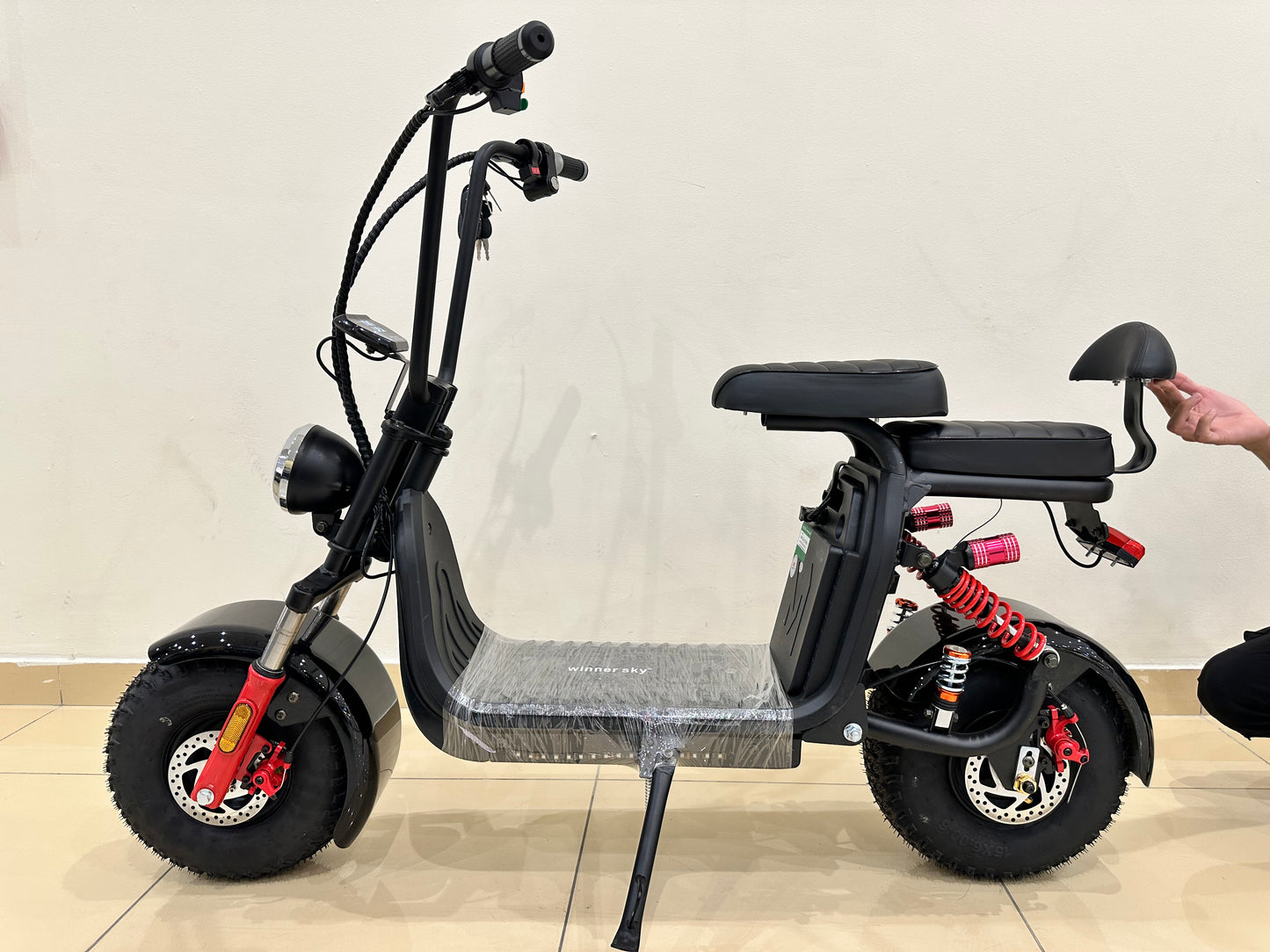 Winner Sky MD Electric Off-Road eBike – 1200W Motor, Top Speed 28 mph (45 KM/H), Bluetooth