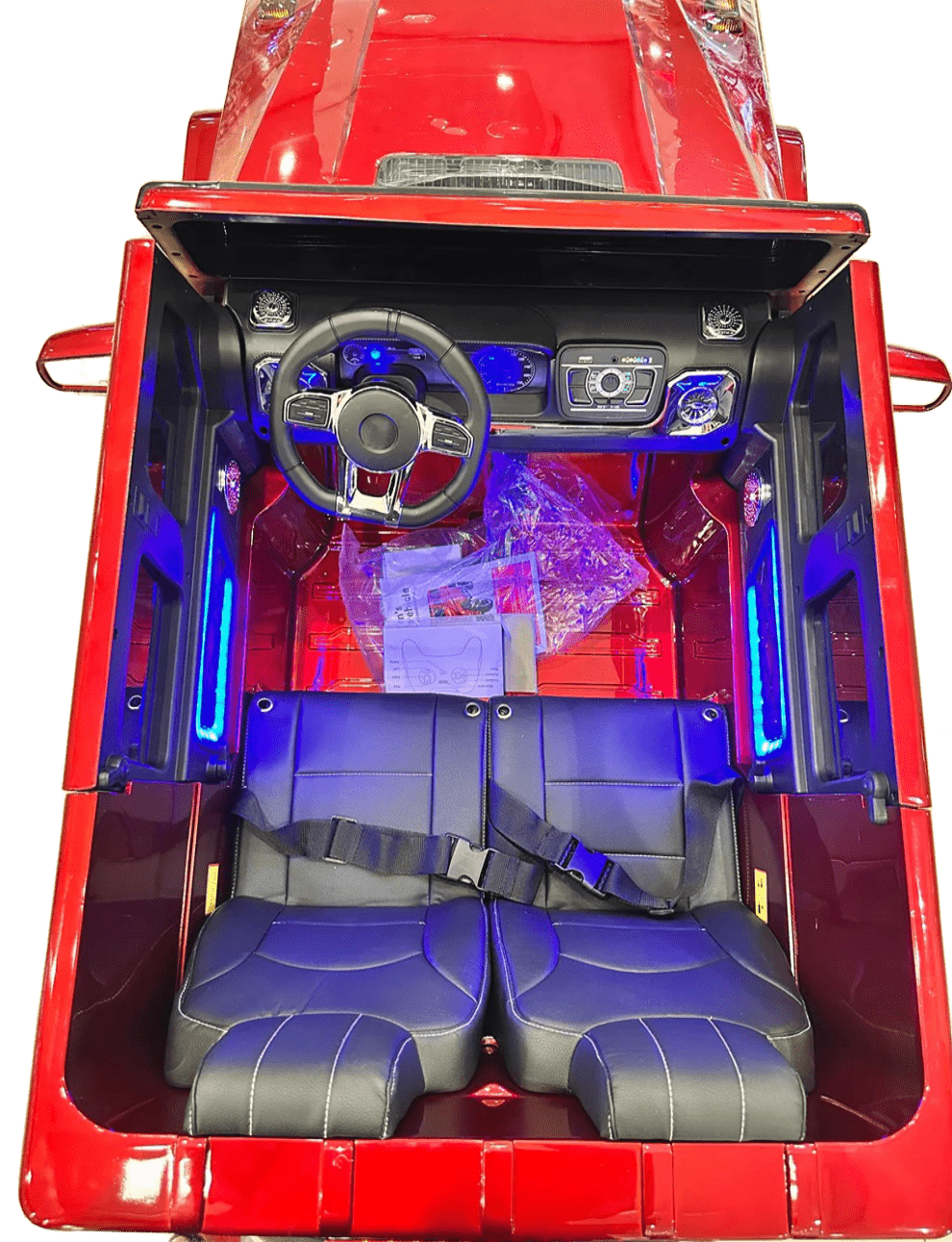 Model 6688 Urban e-Car – LED Lights, Bluetooth, 15 KM/H, 4-Motor Electric Ride